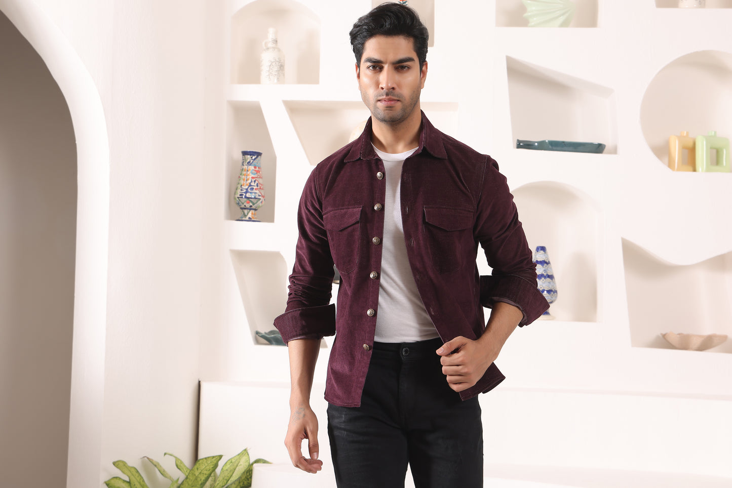 Corduroy Over Shirt
