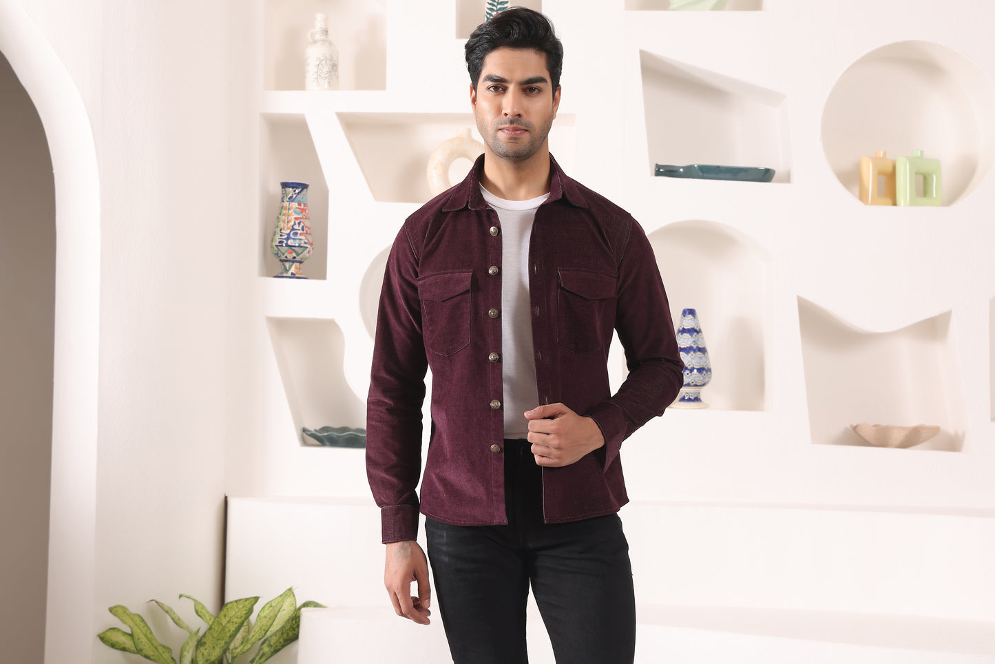 Corduroy Over Shirt