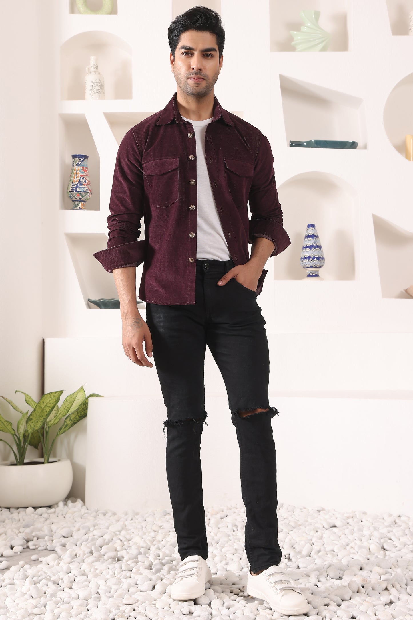 Corduroy Over Shirt