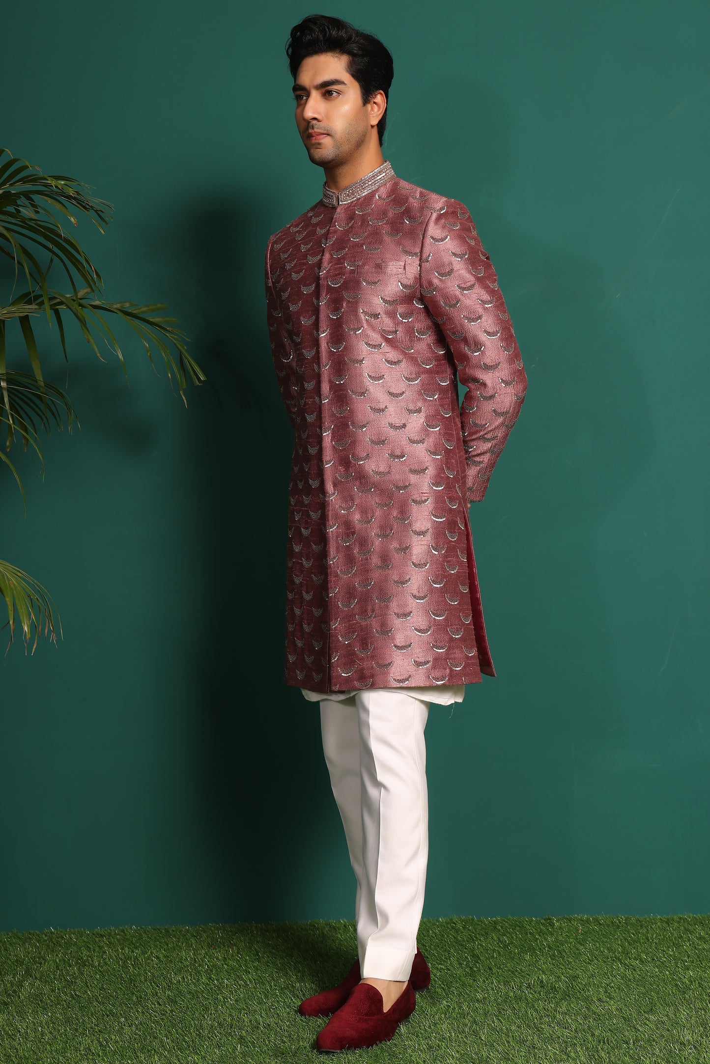 Dusty Pink Sherwani